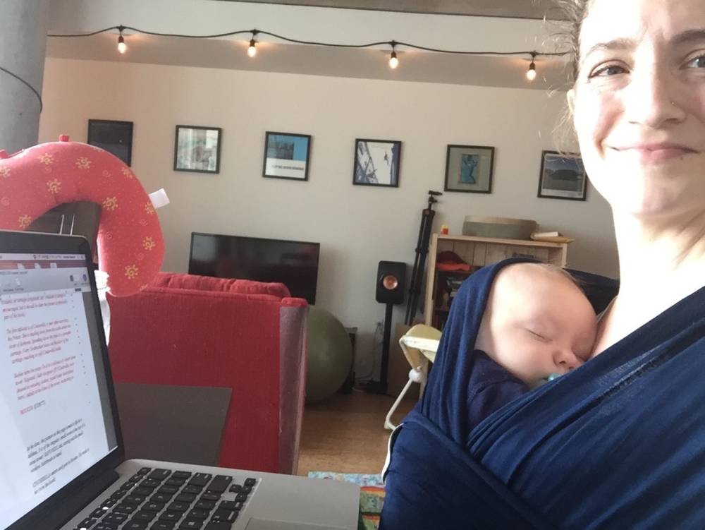 How Andrea got any writing done during the early months of motherhood.