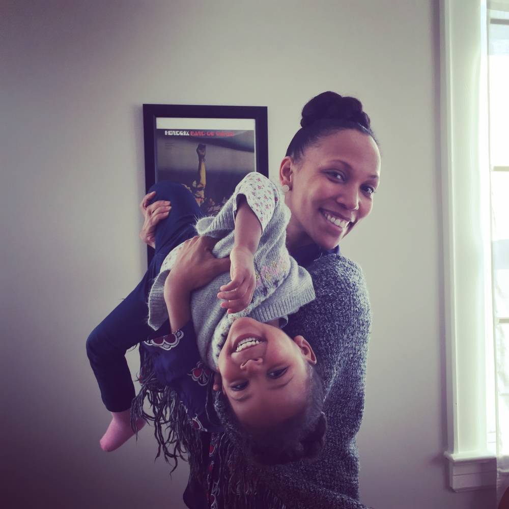Allison Loggins-Hull with her daughter, Peyton. 